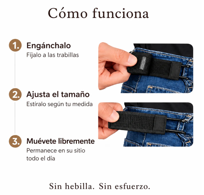 RoseLuma Cinturon Sin Hebilla